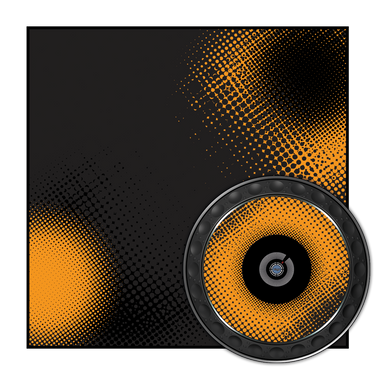 dj-skins Design ORANGE DOT